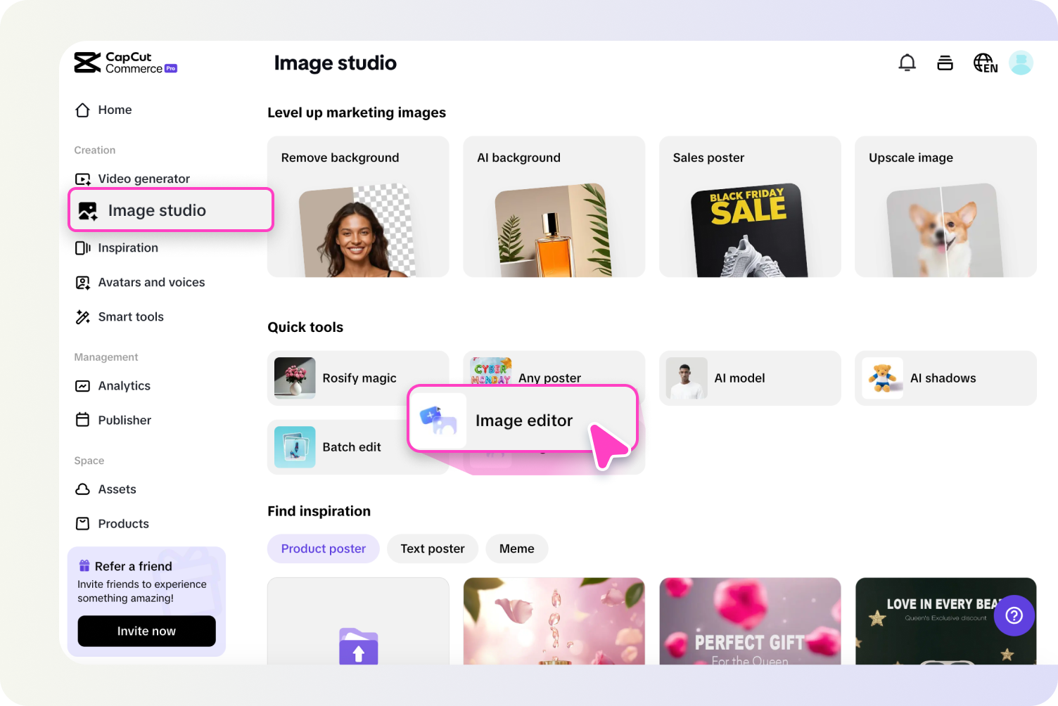Open image editor