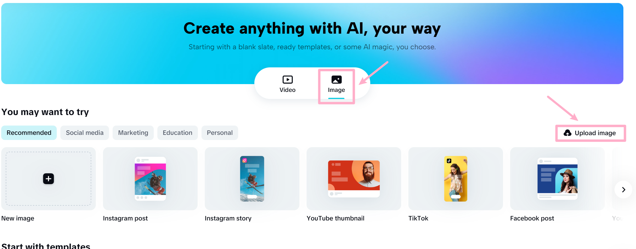 CapCut online image editing Tool