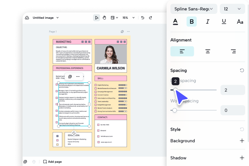 Choose and customize