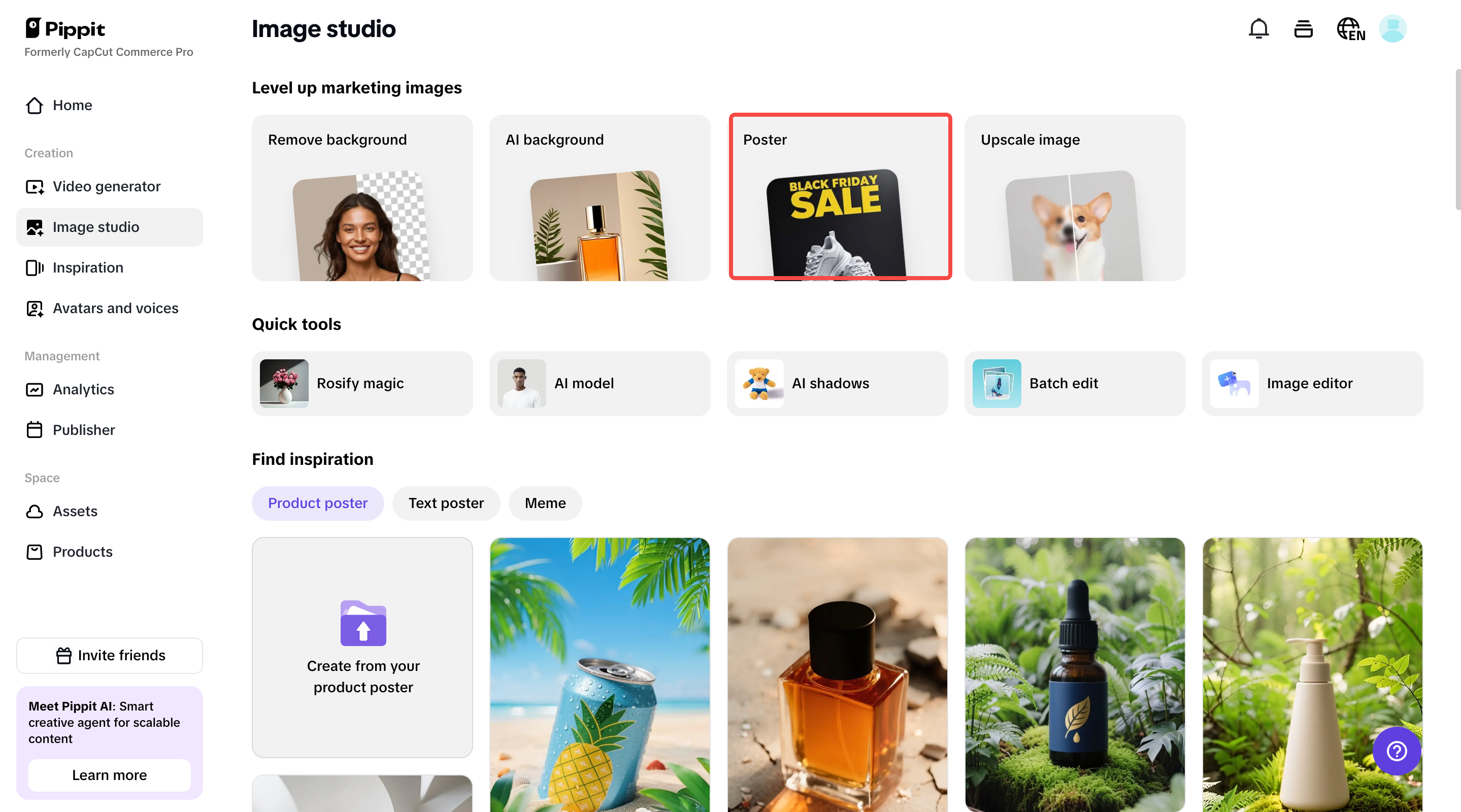 Access "Poster" feature