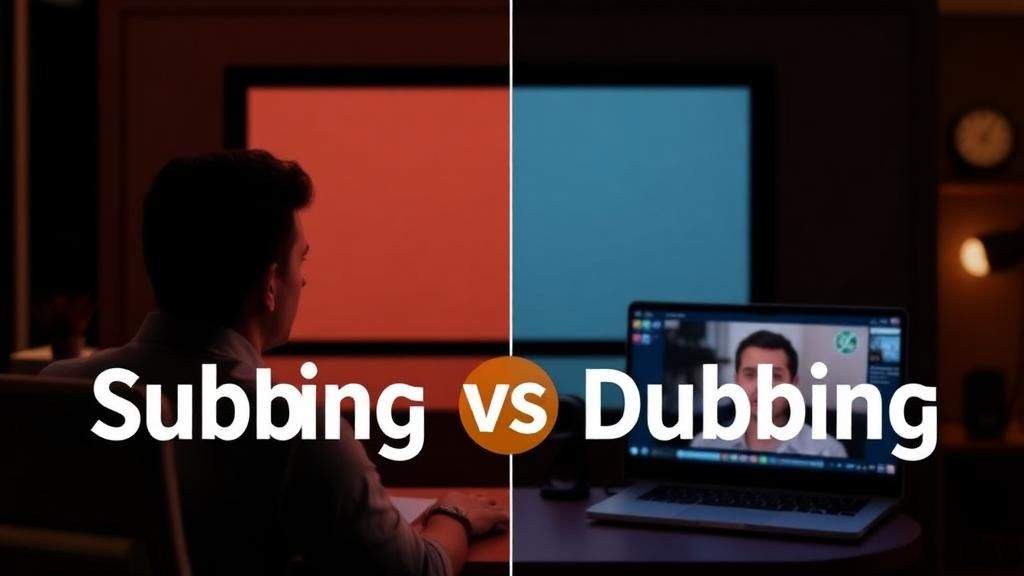 Know the meaning of subbing and dubbing