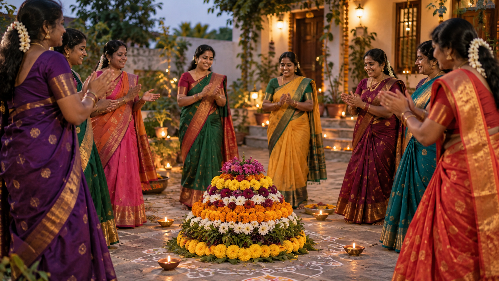 bathukamma AI prompts original scene 2