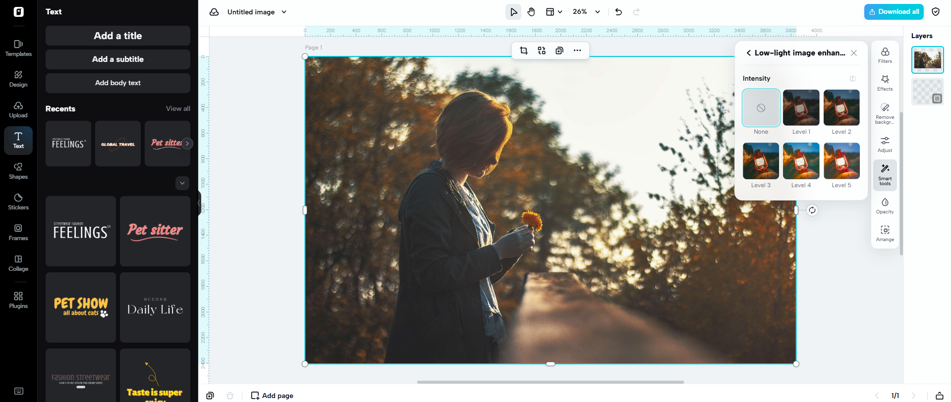 Brighten up your image