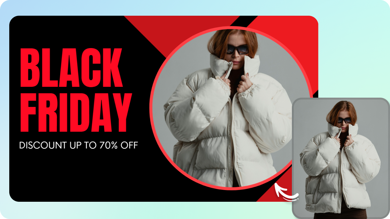 black friday sale with image