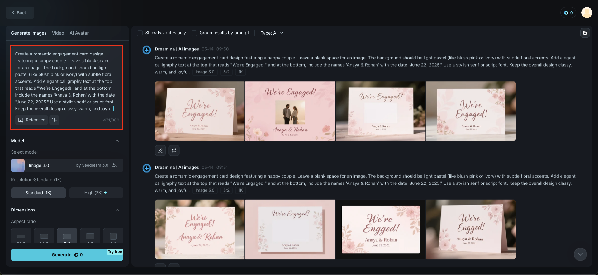 create save the date cards