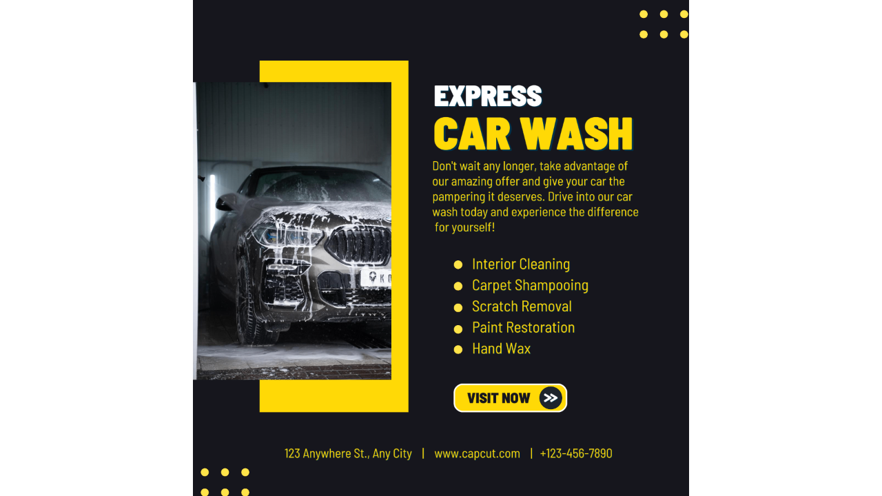 Why are car wash flyers useful?