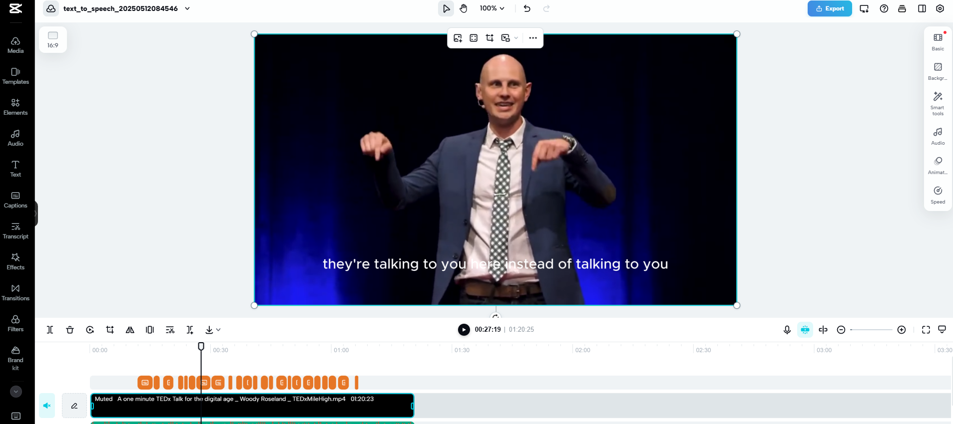 Seamless integration with video editing