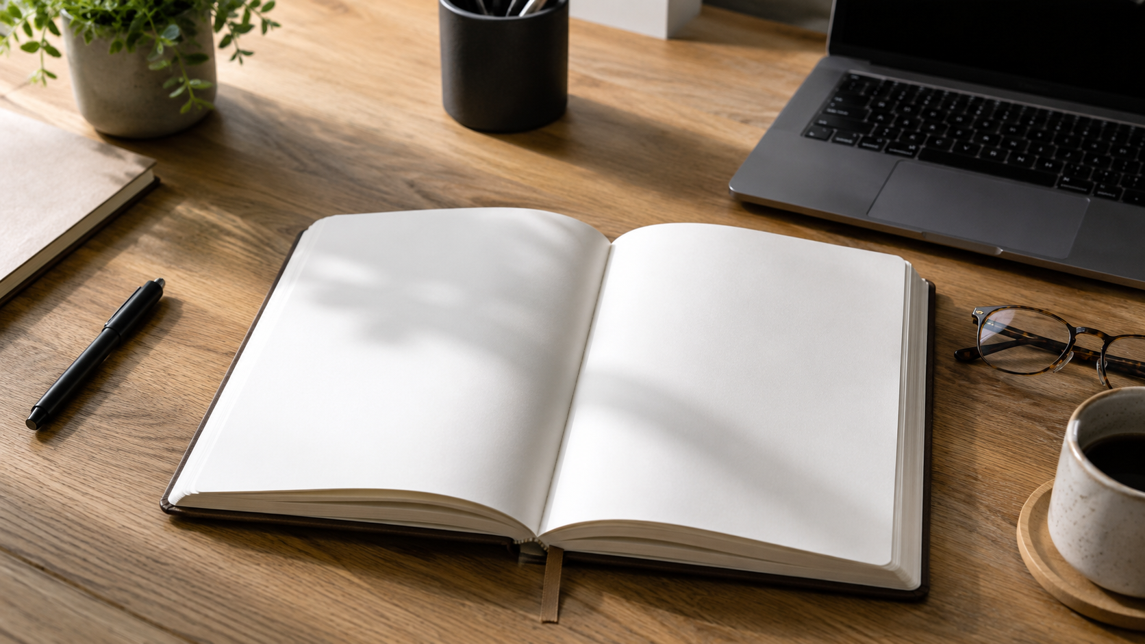 Prompt for open notebook mockup