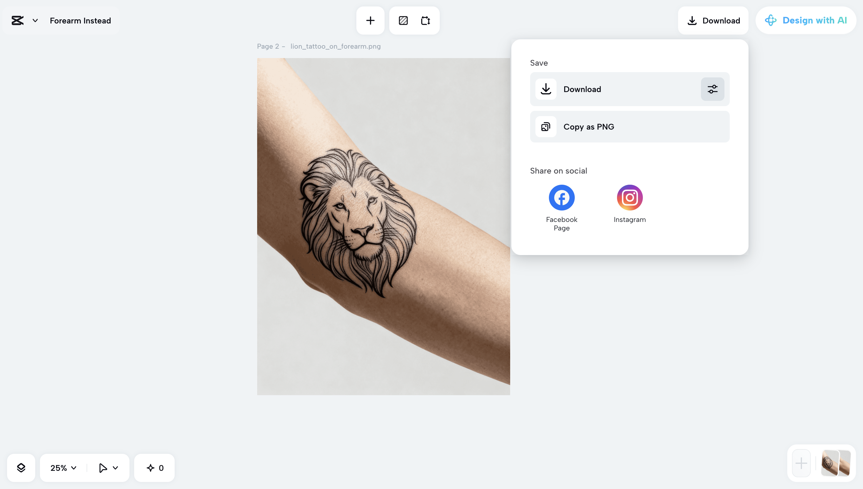 Giao diện CapCut Web