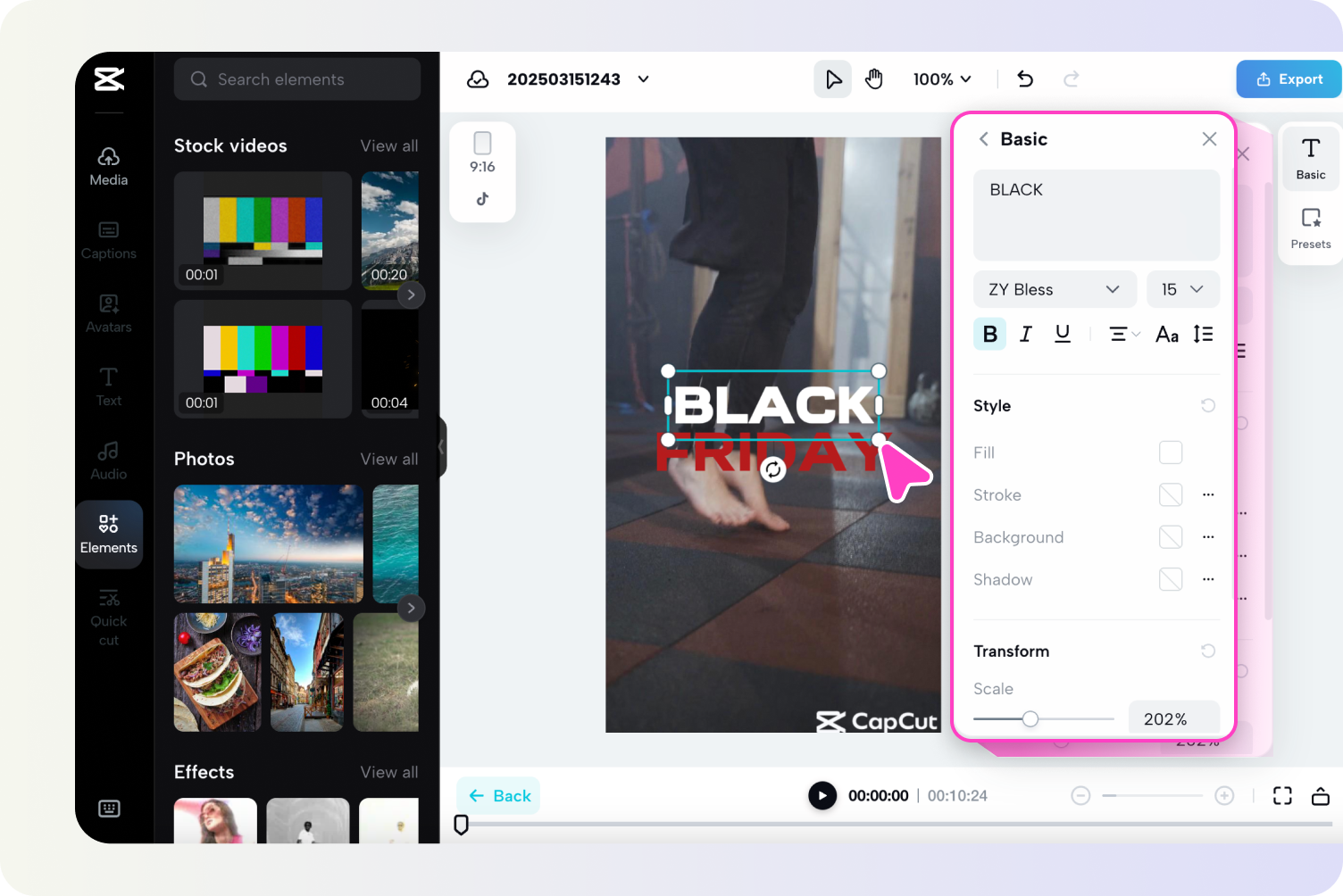 Редагуйте та налаштуйте ваш слоган.