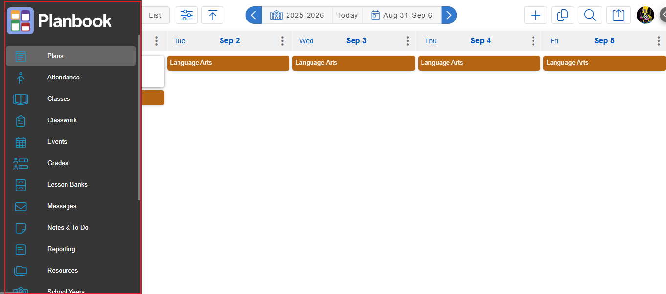 weekly lesson plan template