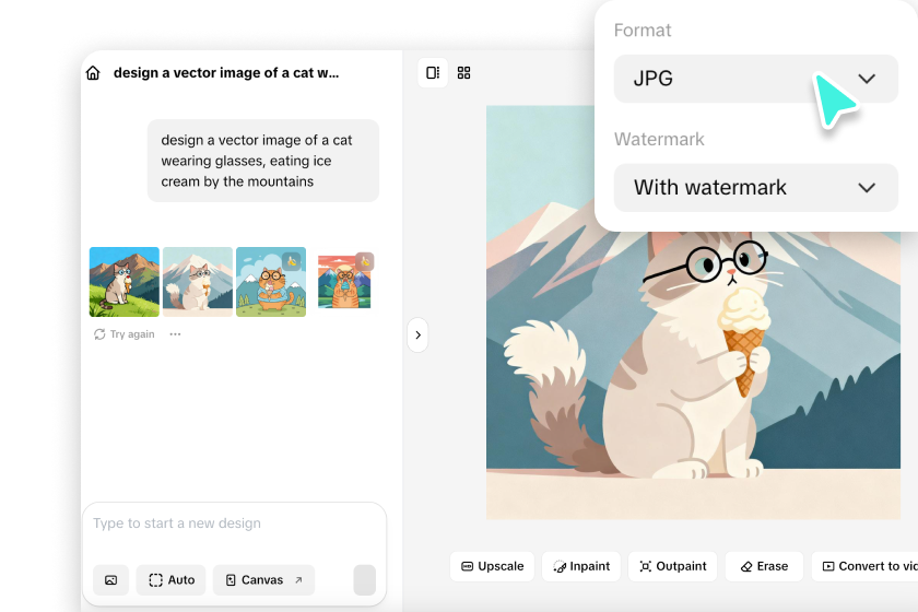 Finalize, edit and export