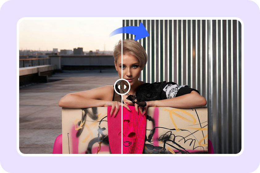  AI által generált hátterek a CapCut-ban a közösségi média bejegyzésekhez