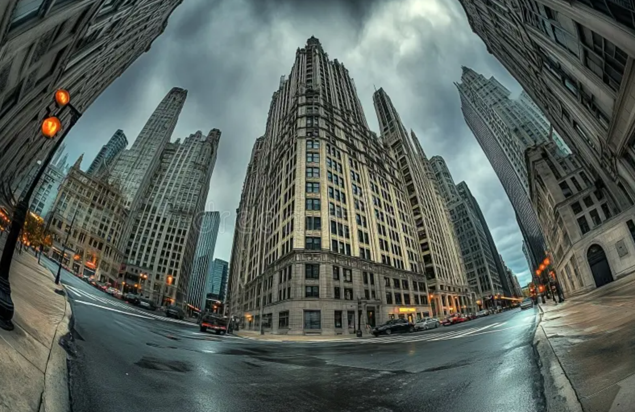 Use lens distortion creatively: Dramatic architecture