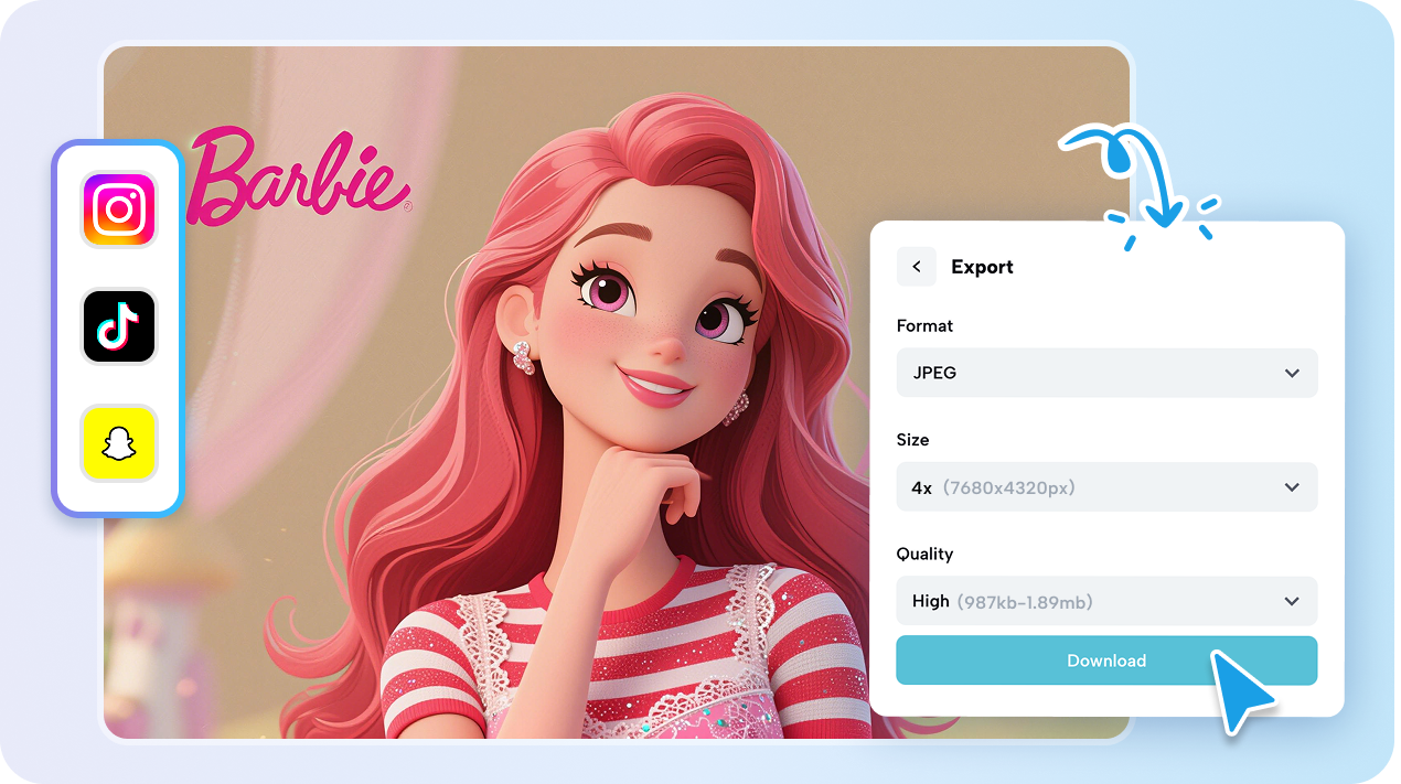  Share your creations with ease