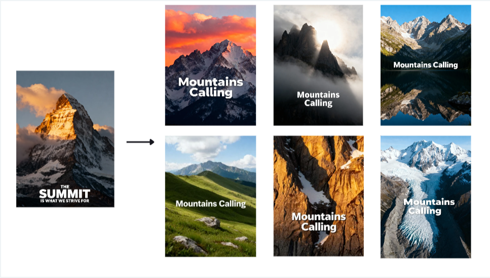 Creative extension feature in Dreamina