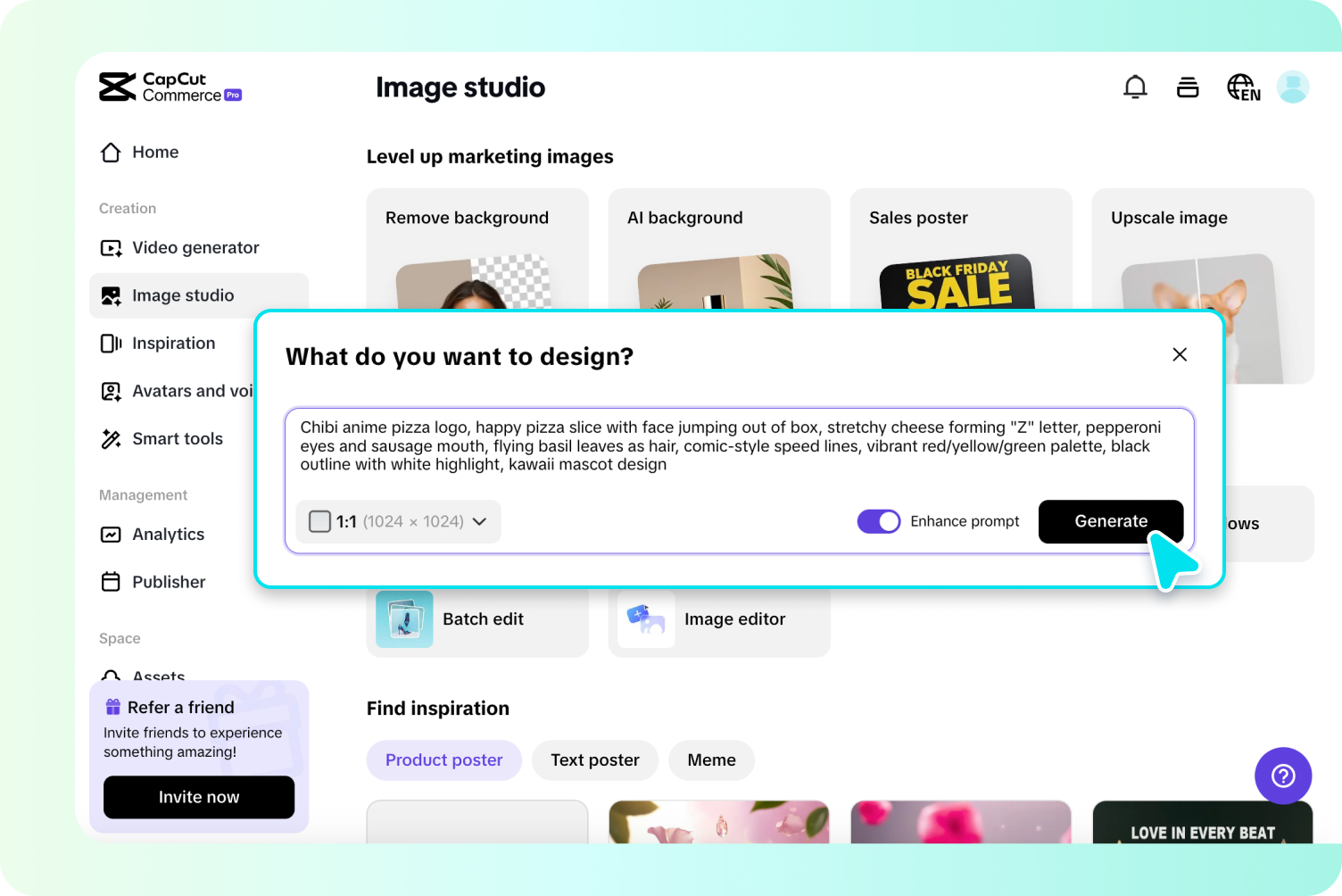 Enter your design prompt