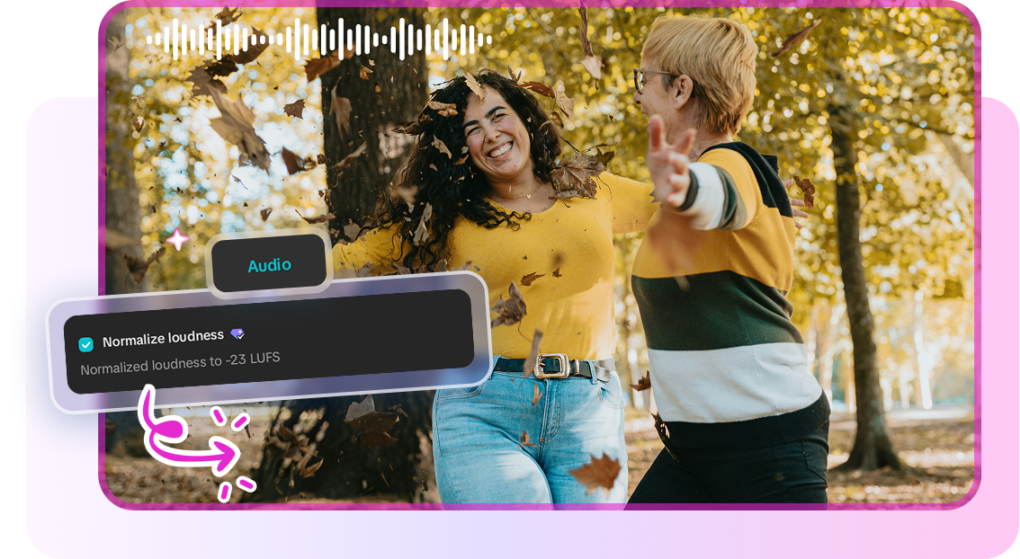 CapCut loudness normalization automatically levels audio volume