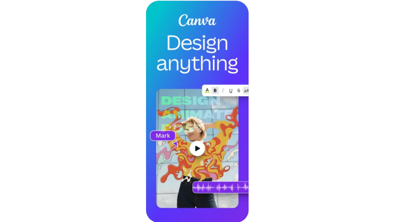 Canva - background photo editing app