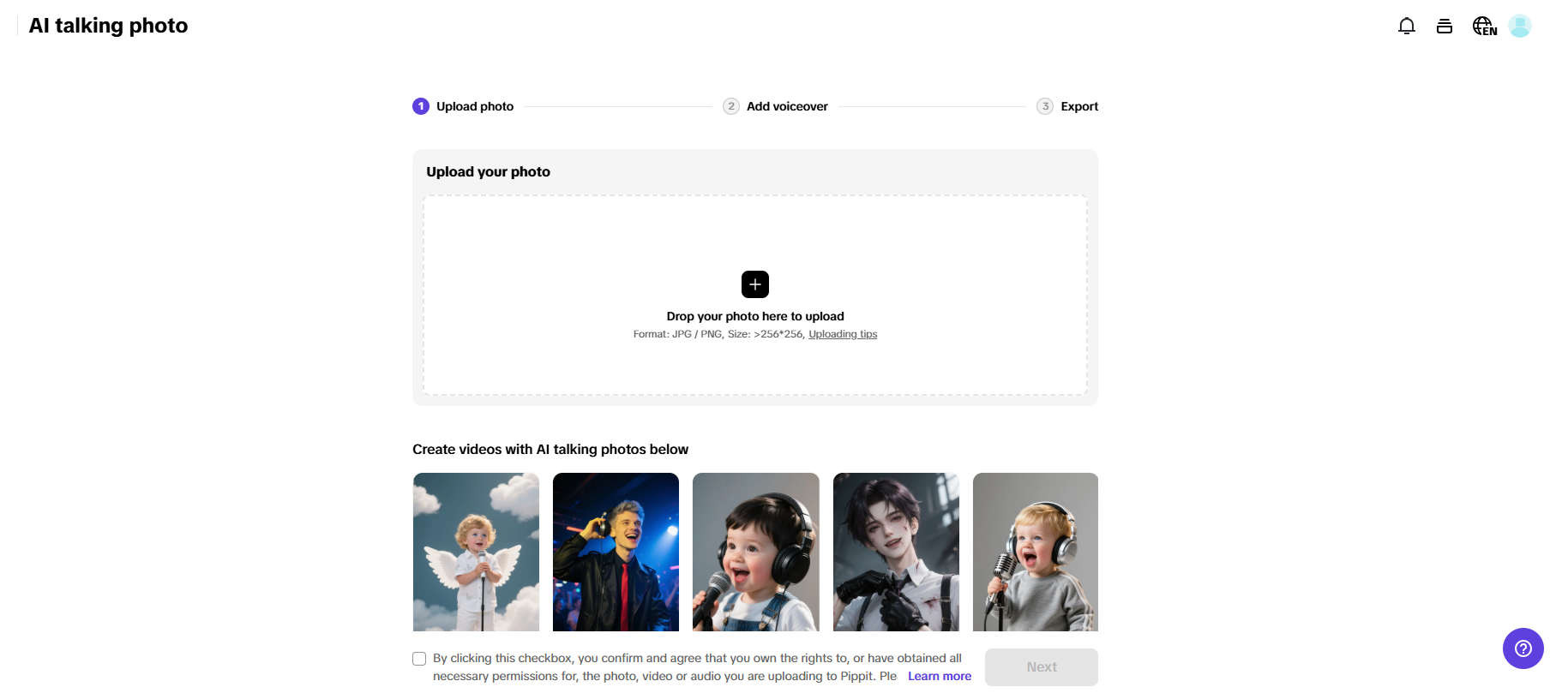 AI talking photos