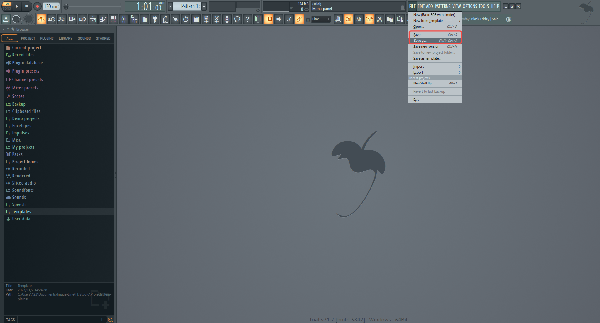 Audio Editing Programs - FL studio Step 3