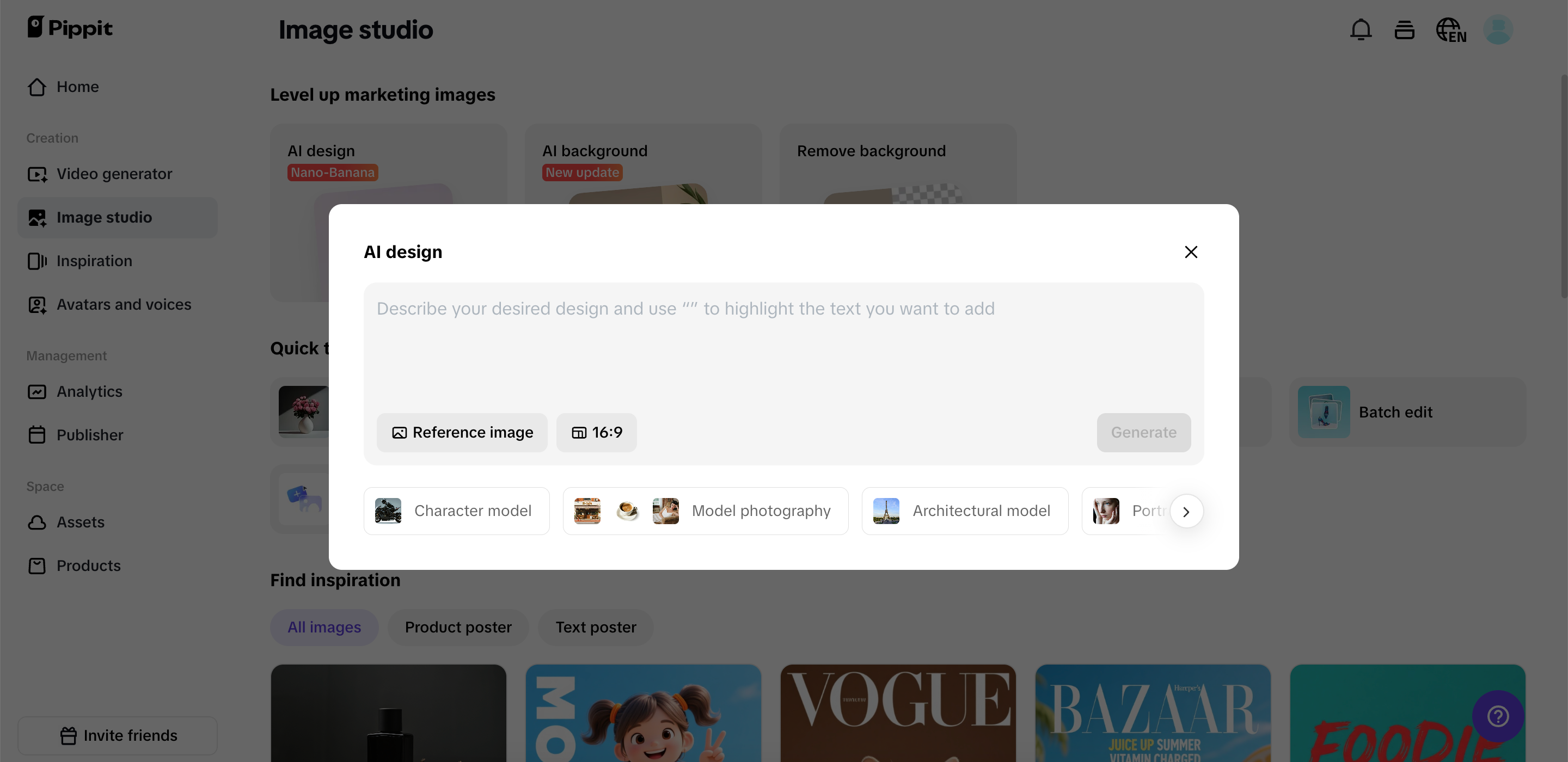 Add prompts and generate