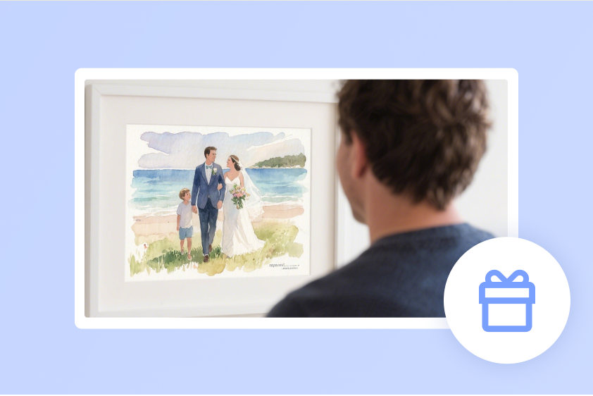 cherished custom watercolor