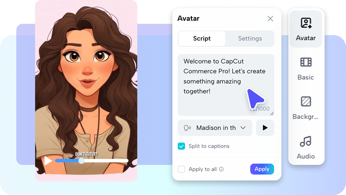 Customize every detail with creative tools