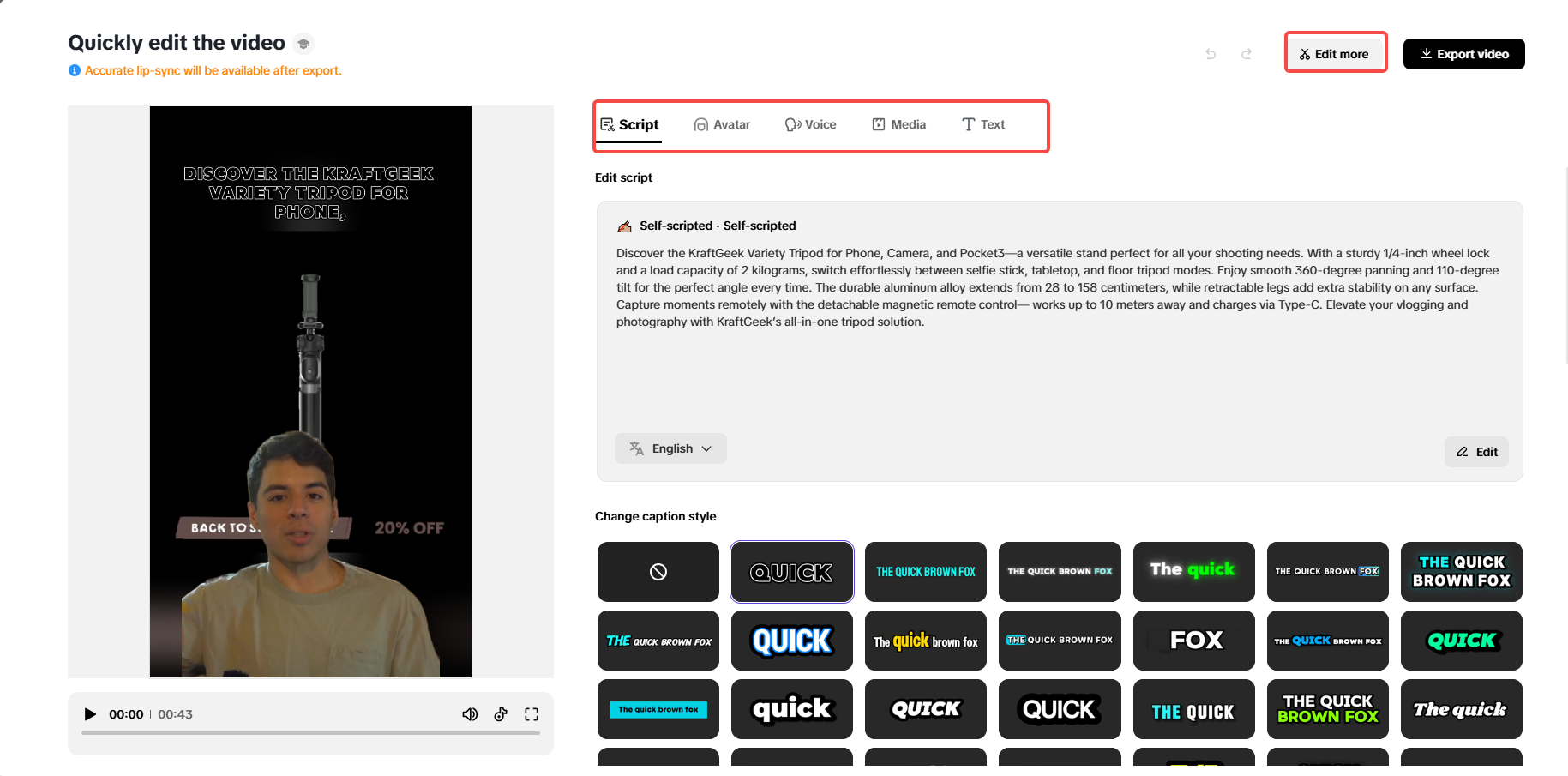 Customize your marketplace content