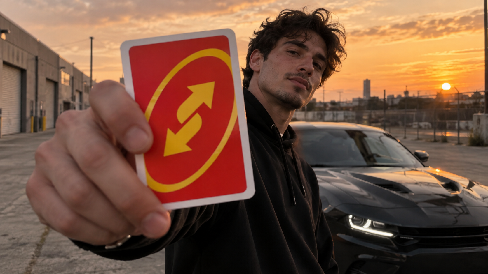 Reverse-Card Lens Wipe example