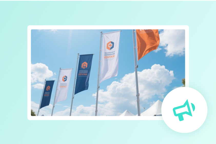 flag maker for event