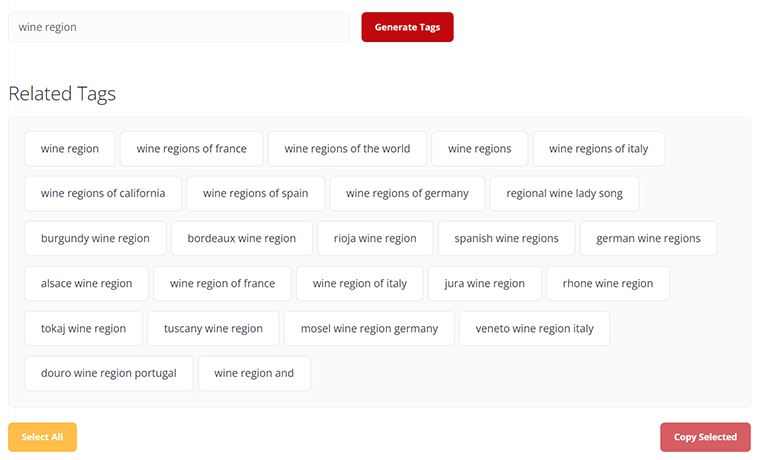 Leverage YouTube tags