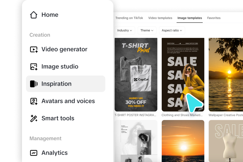 Select a typography design template