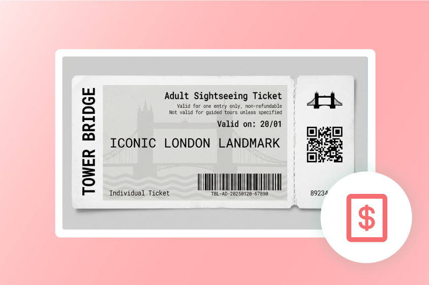 Customize tickets without high costs