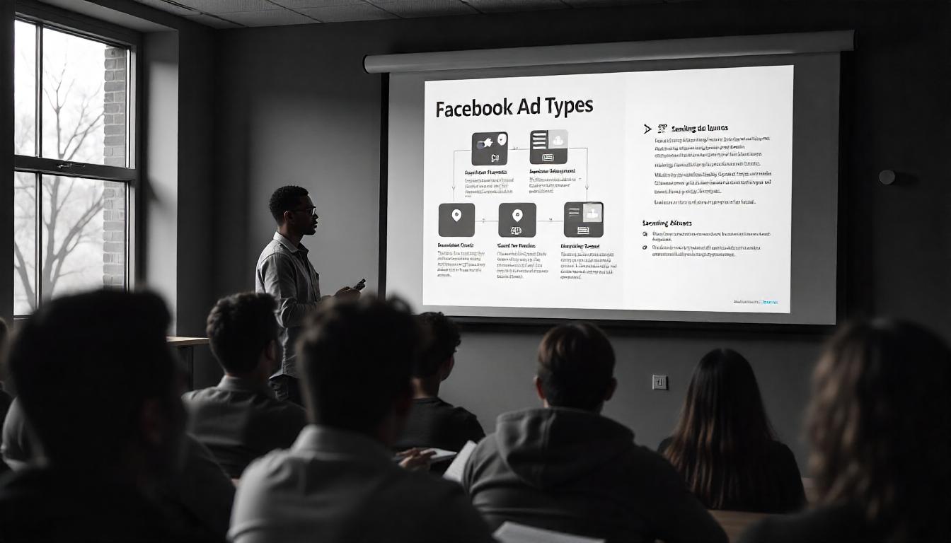 Pag-aaral ng mga uri ng Facebook ads