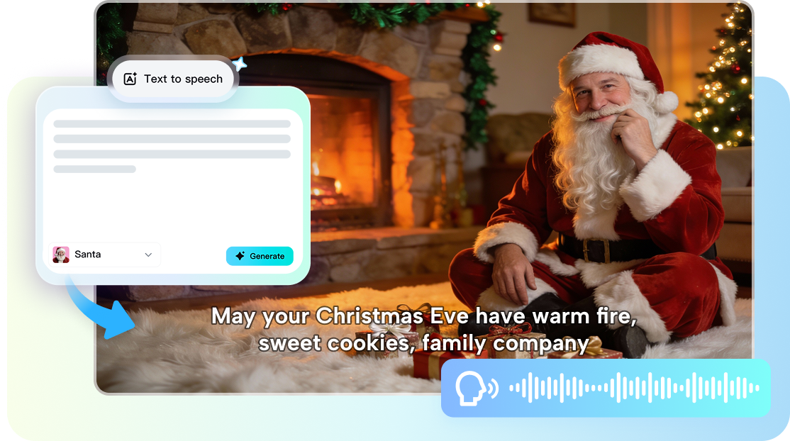 Instant professional voiceovers without recording