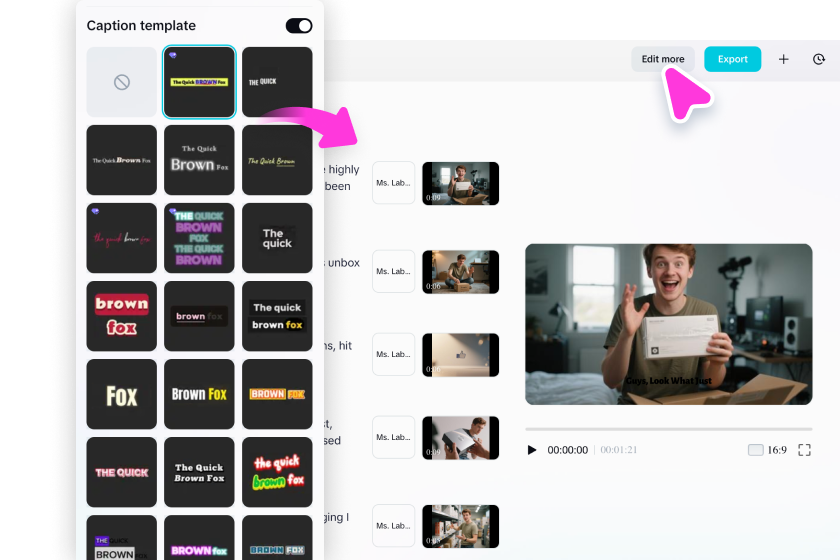  Chỉnh sửa video YouTube đã tạo với các tính năng phong phú trong CapCut
