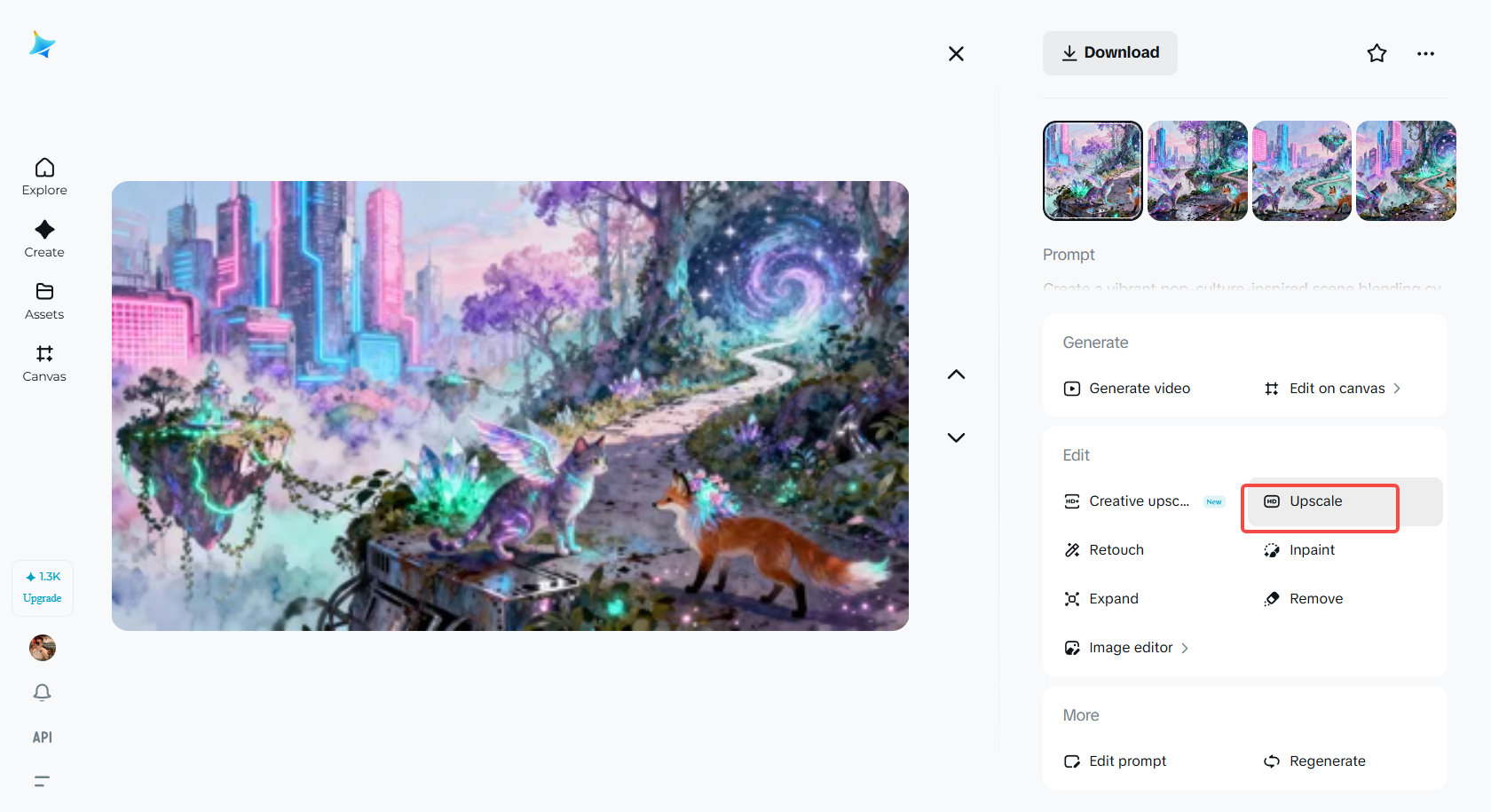 AI Upscale