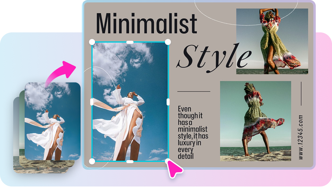 Photo collage layout templates