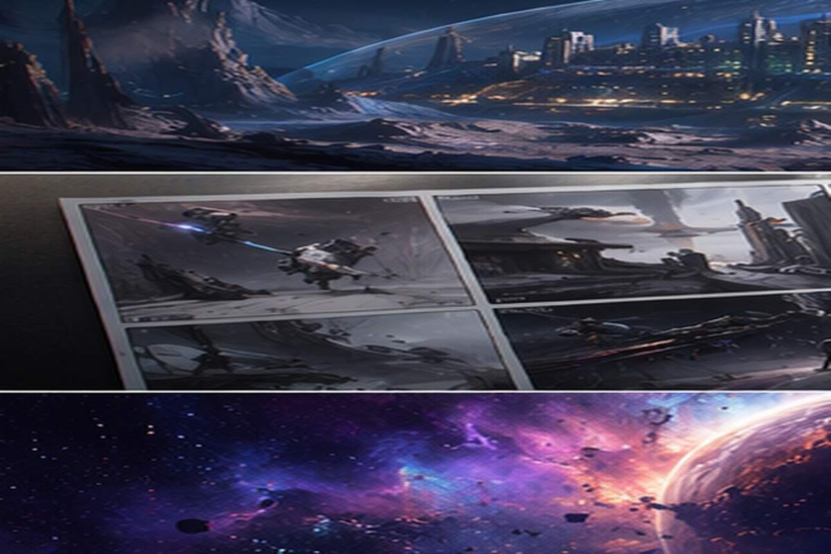 Sci Fi短編物語ジェネレーター 出力を洗練し関連するビジュアルを作成