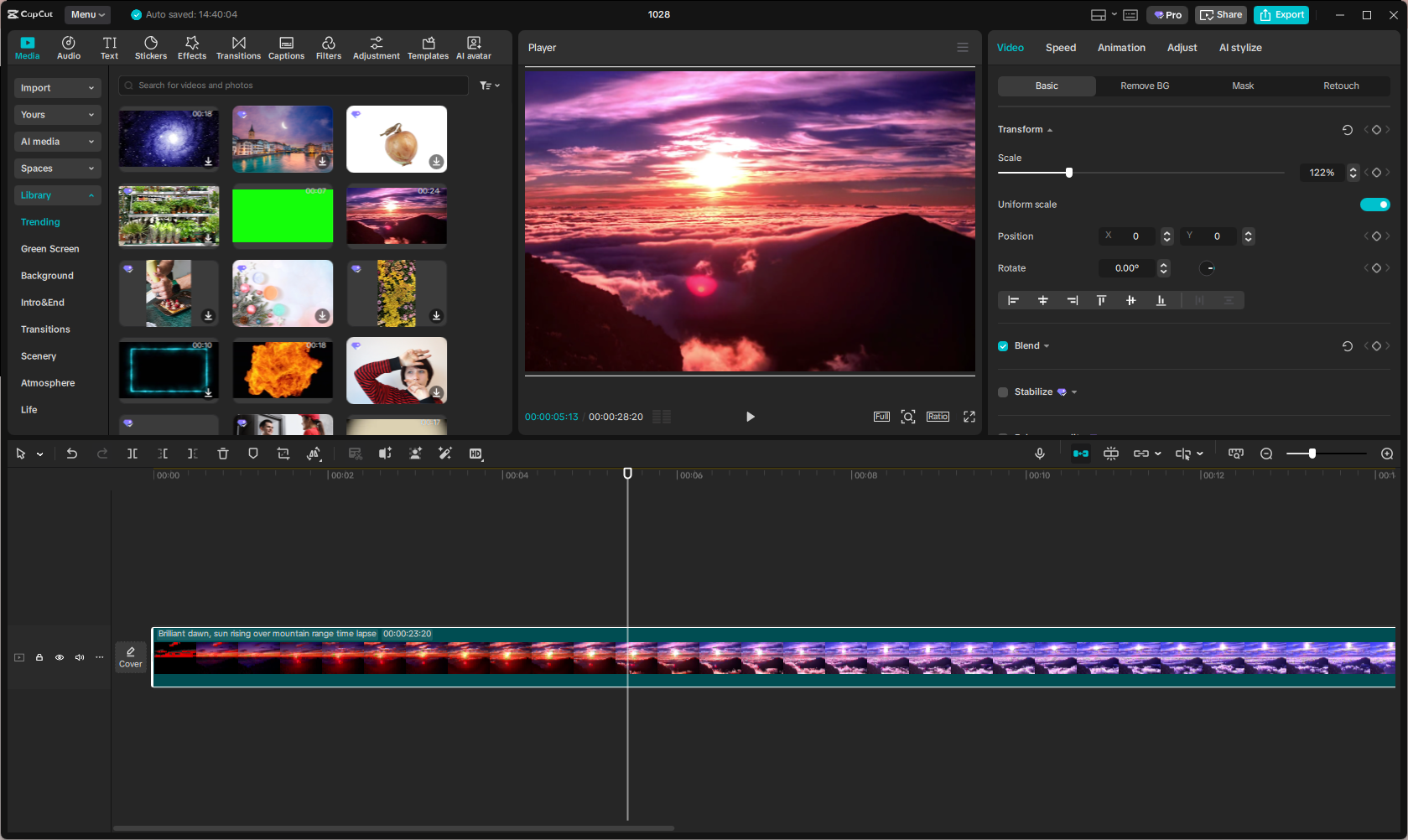 CapCut desktop video editor