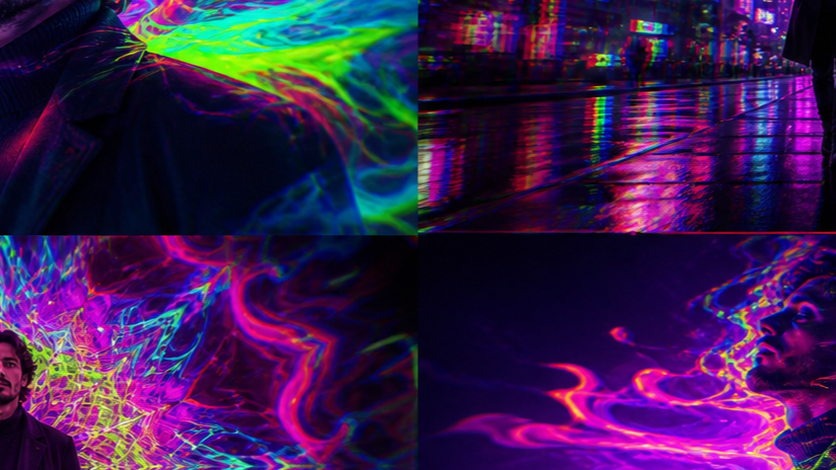 Acid Effect Video original Dreamina visual