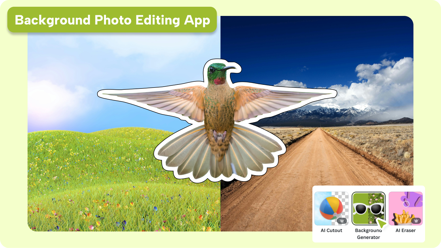 background photo editing app