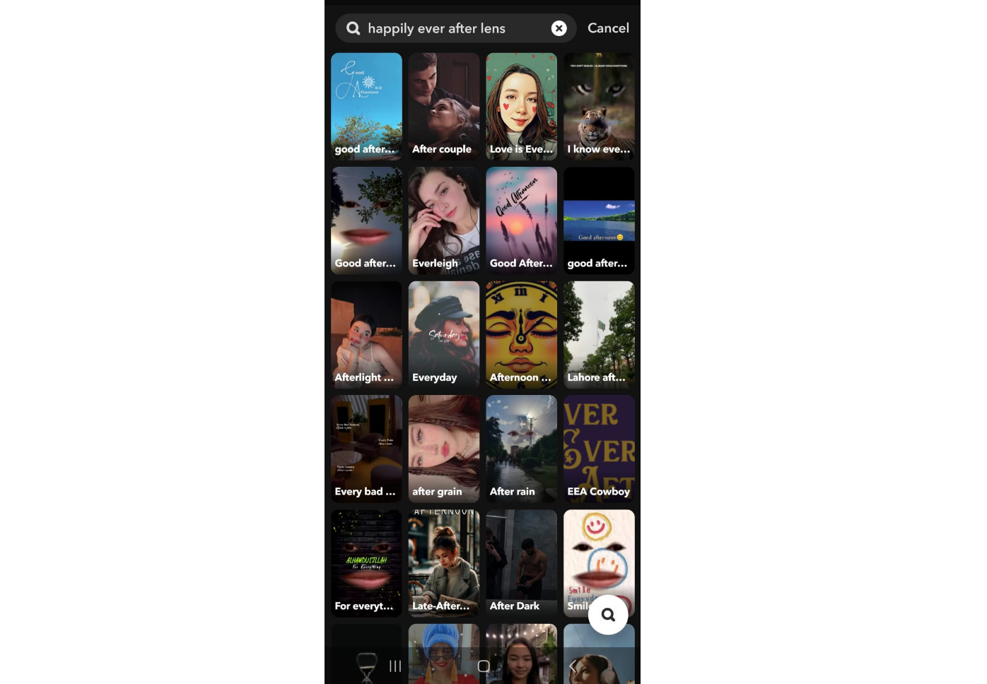 Happily ever after wedding Snapchat filter
