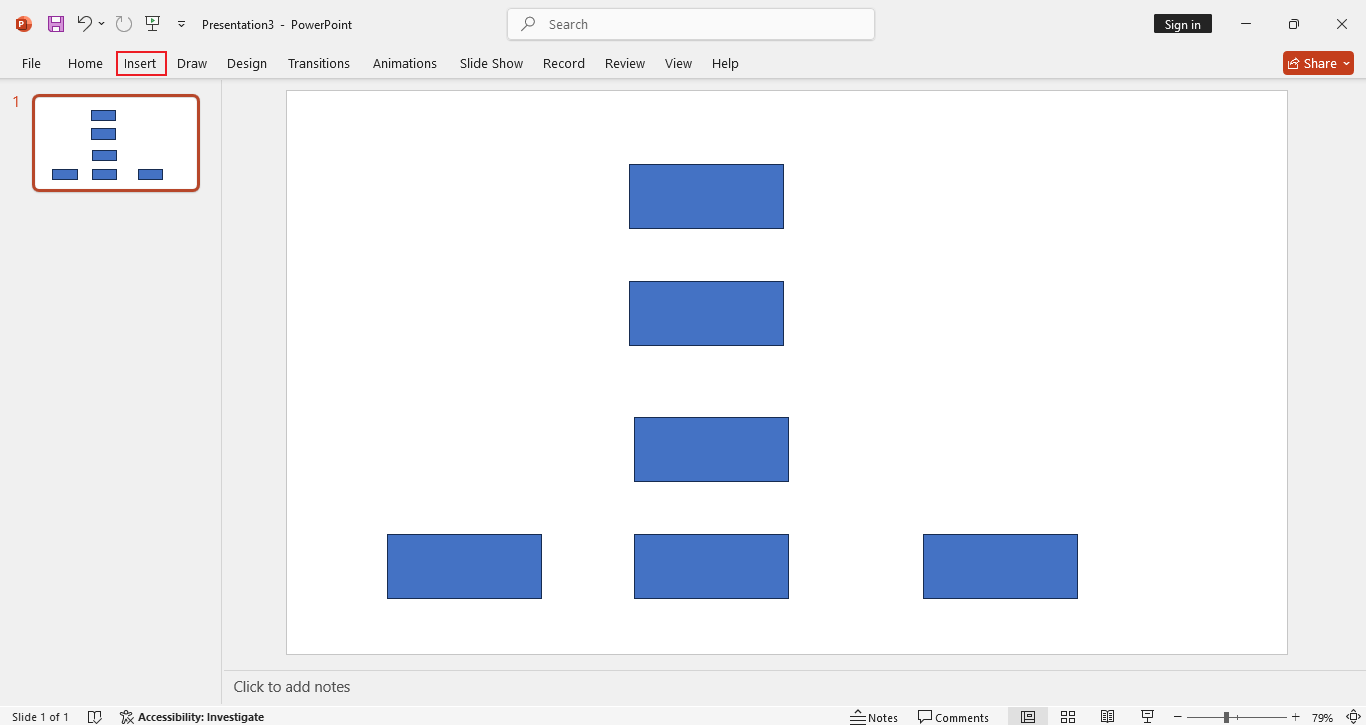 how to build org chart in powerpoint