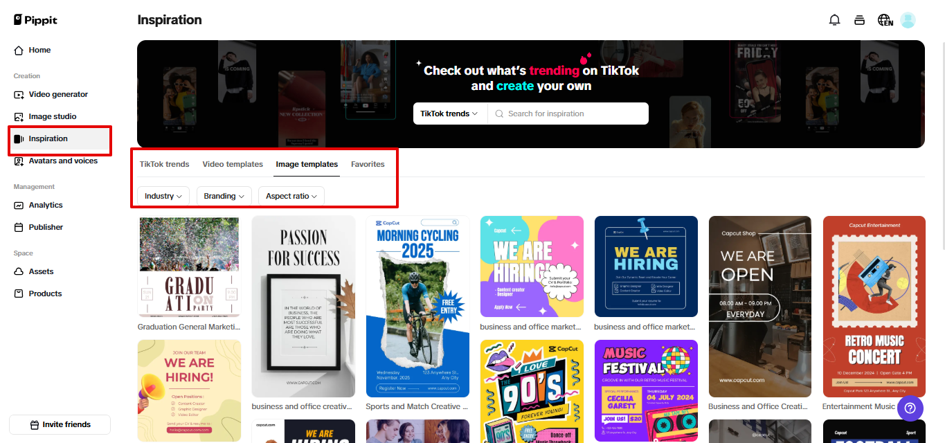 Pre-cleared assets for content creation