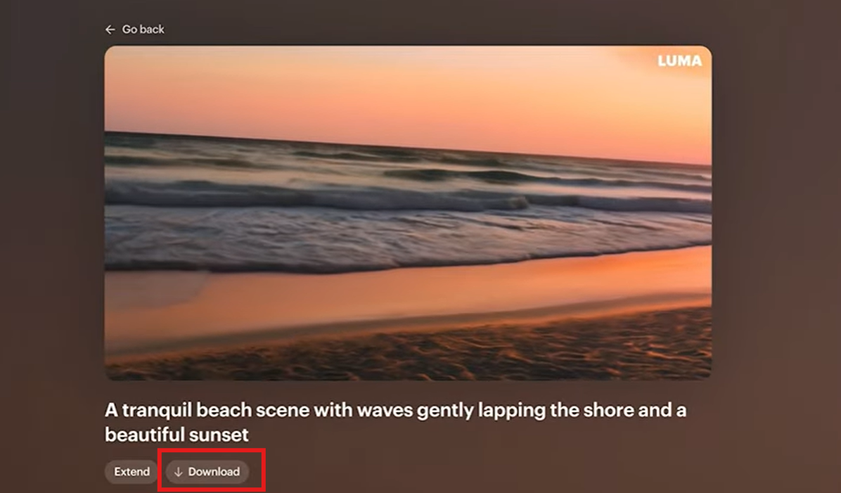 Generate videos