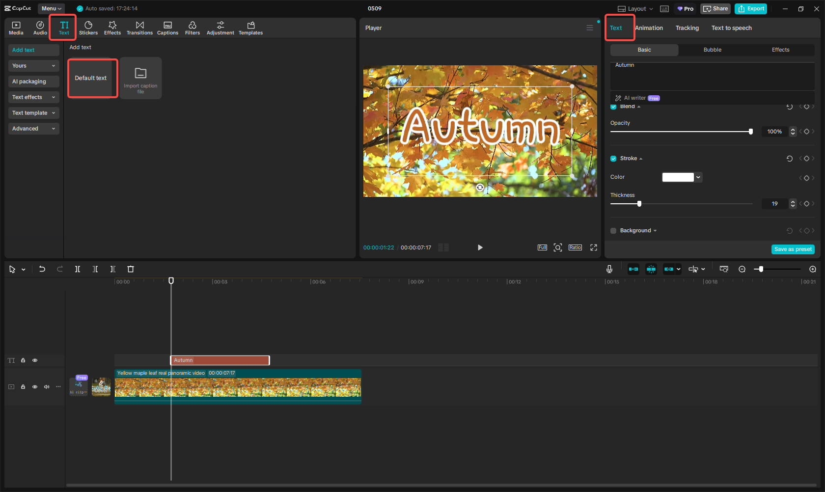 Importer des fichiers texte et vidéo dans CapCut