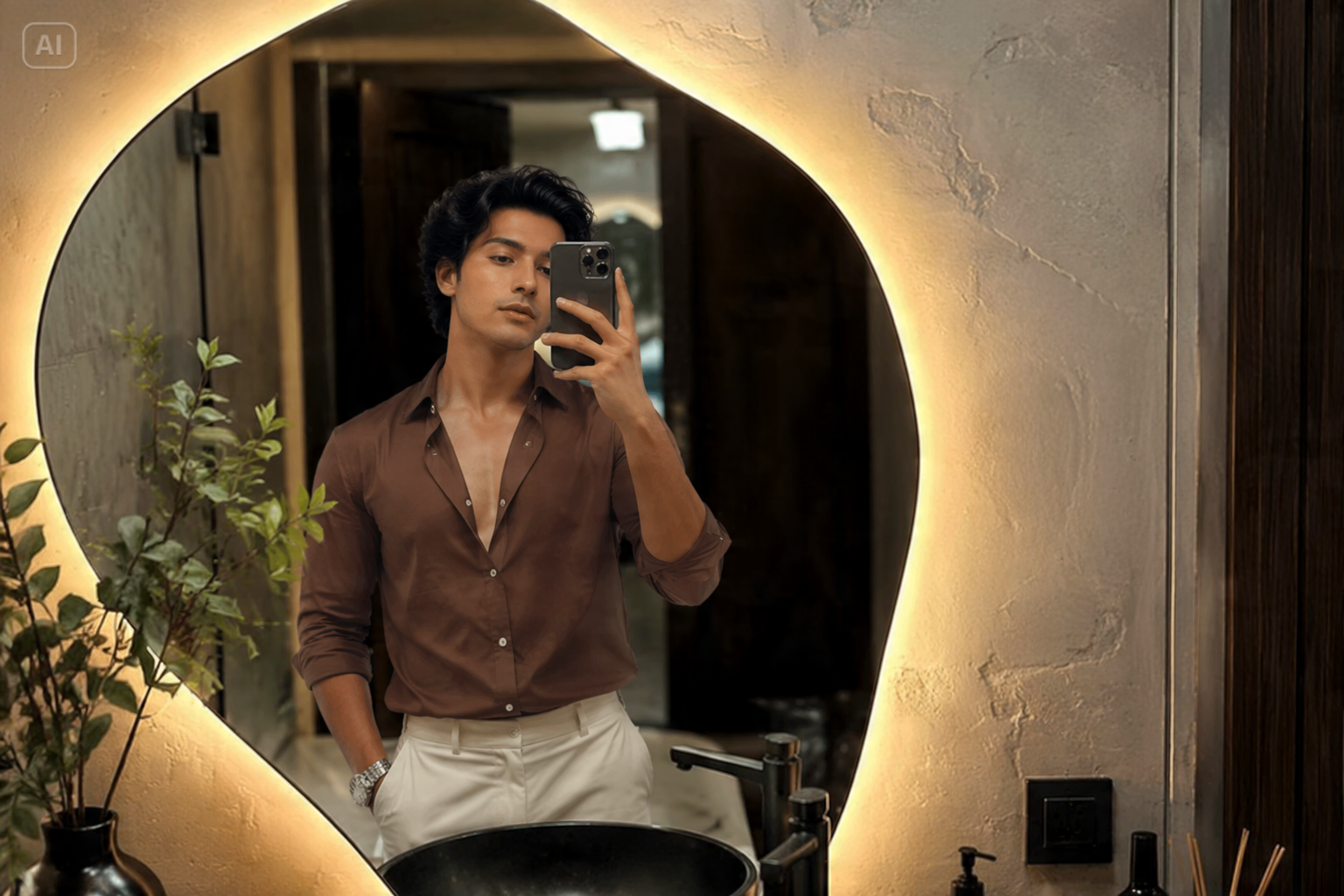 AI Mirror Selfie features