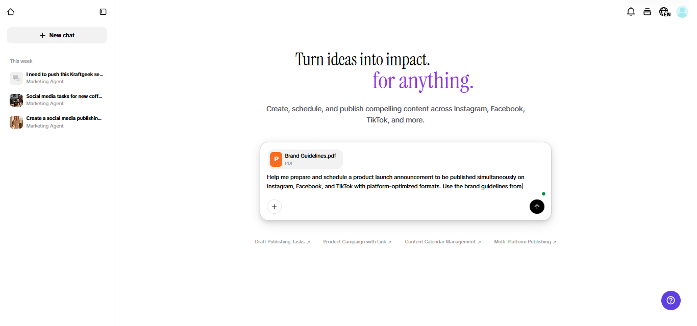 Buksan ang Vibe marketing tool